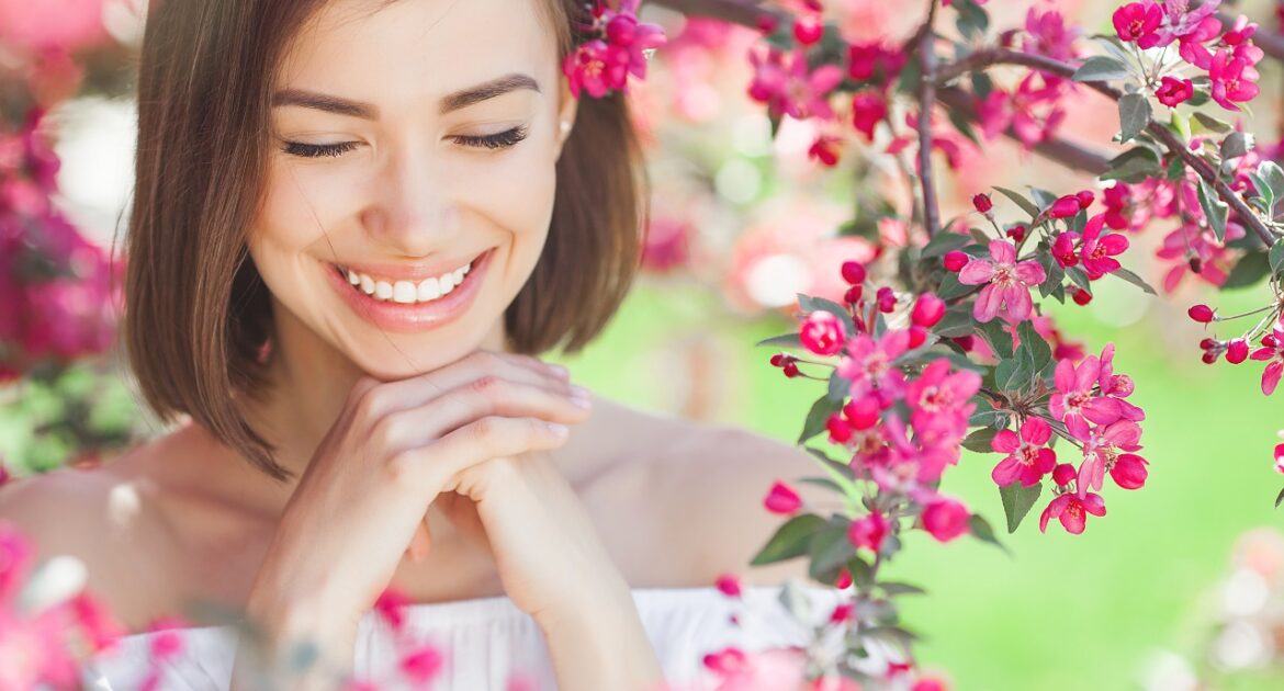 Frische Lippen im Frühling